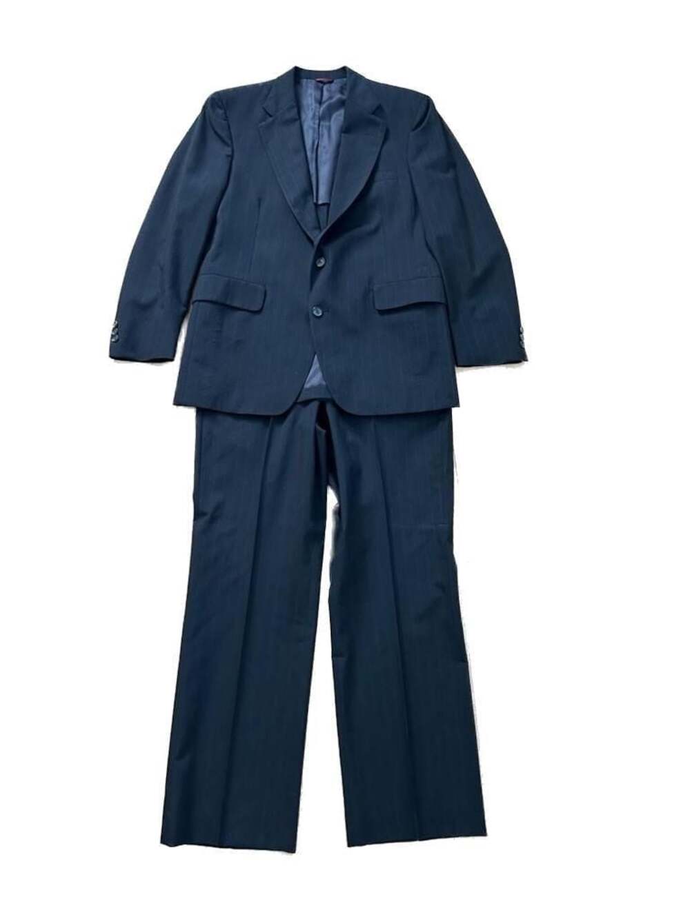 J.S.A. Bank Clothiers Men's Two-Piece Pinstripe Suit